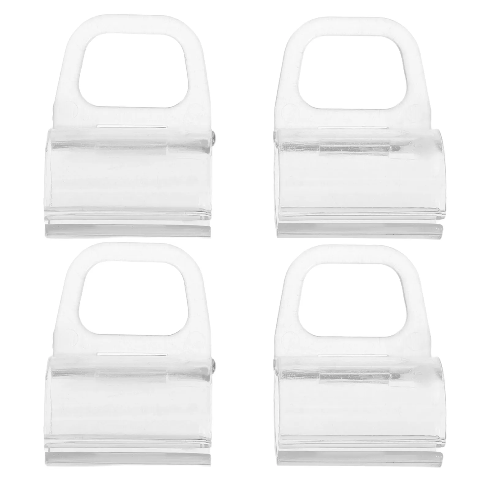 

4Pcs Clear Plastic Blind Pull Clip Compatible with Honeycomb Cellular Shades Window Shades Lift Handle Replacement Cordless