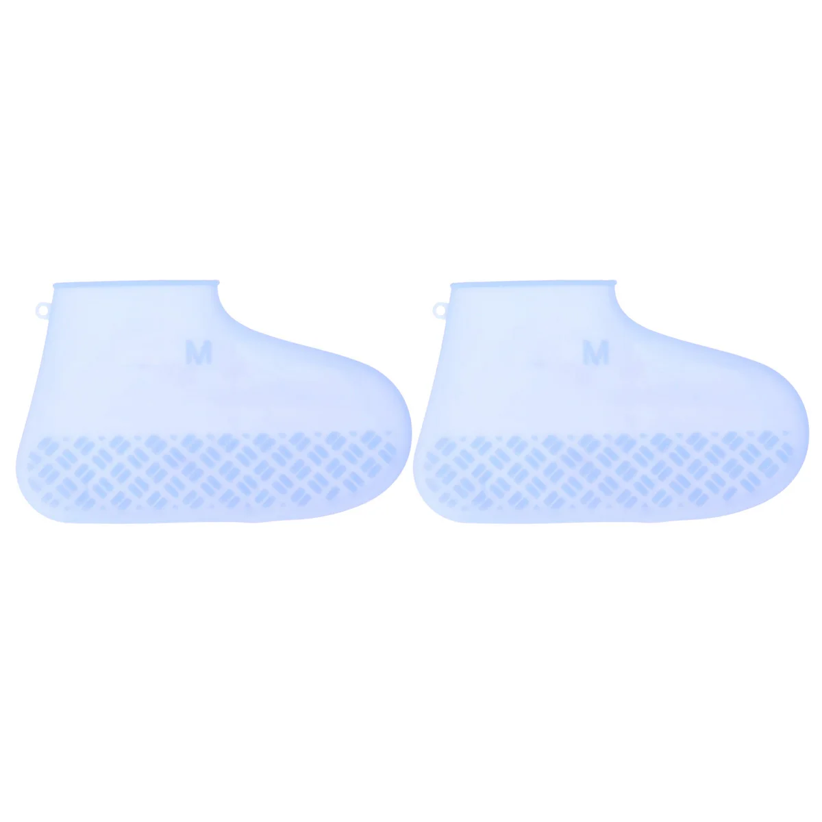 

1Pcs Silicone Shoes Cover Blue Size M Waterproof Anti-Slip Overshoes Outdoor Camping Cycling Rainy Day Shoe Protector
