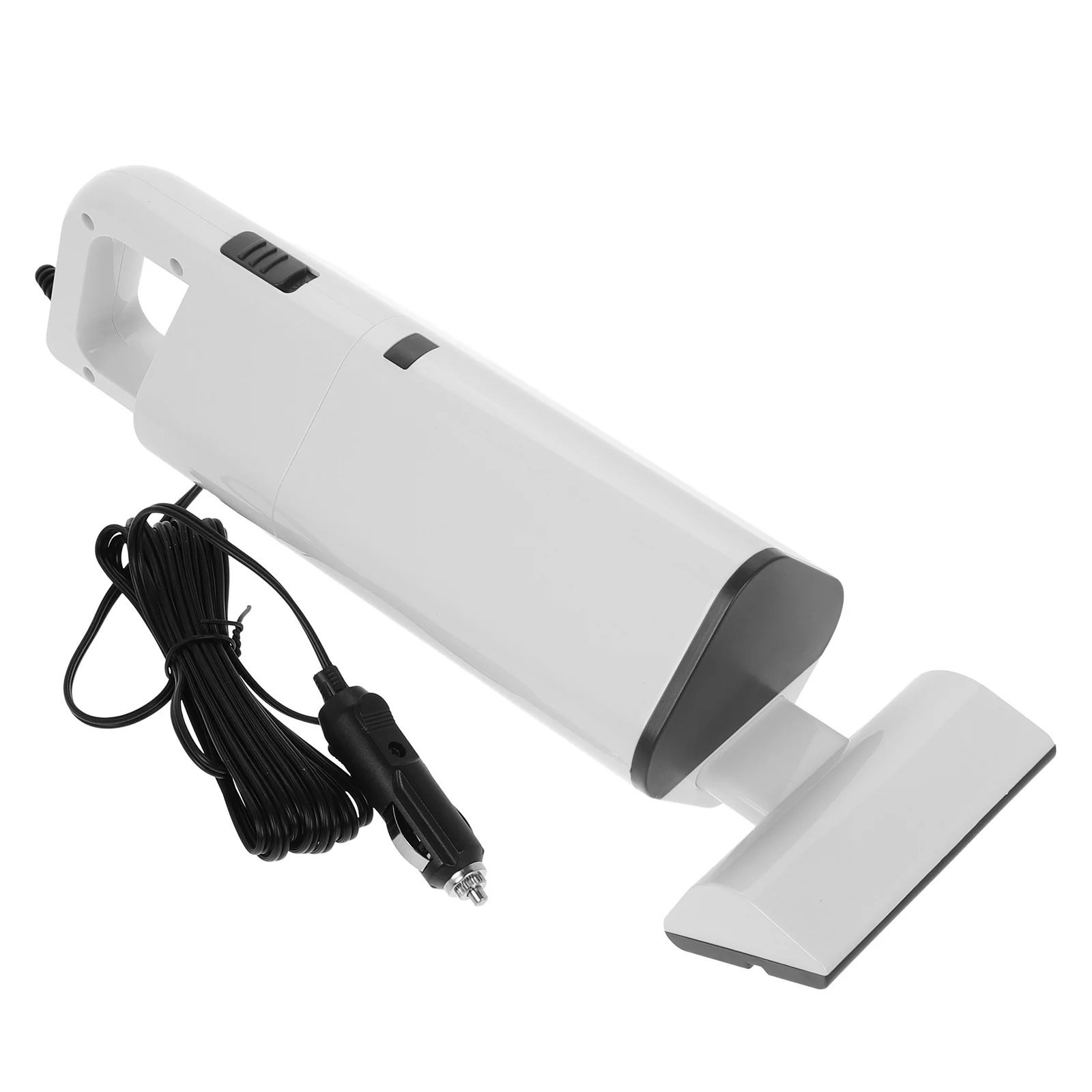 

1 set Car Vacuum Cleaner 120W High Power Portable Handheld Wet Dry For Car Interior Cleaning Kit Floor Brush Nozzle Hose White