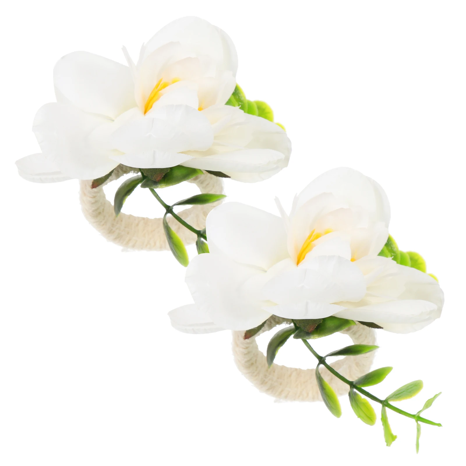 

2 шт., декор для колец для салфеток, искусственный цветок, уникальные пряжки для салфеток, держатели для свадебного стола, вечерние кольца для салфеток, декор