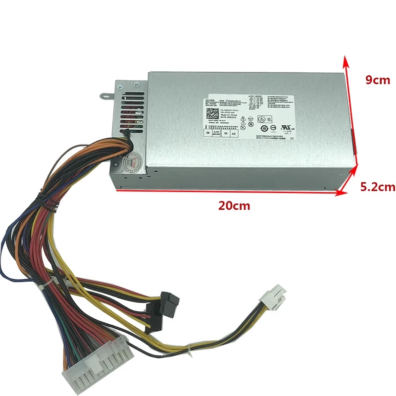 Fuente de alimentación probada para DELL 660S 270S, 220W, L220AS-00, H220NS-00, D220AS-01, DPS-220UB, 0R82H5 0, TTXYJ 0, RTPPJ