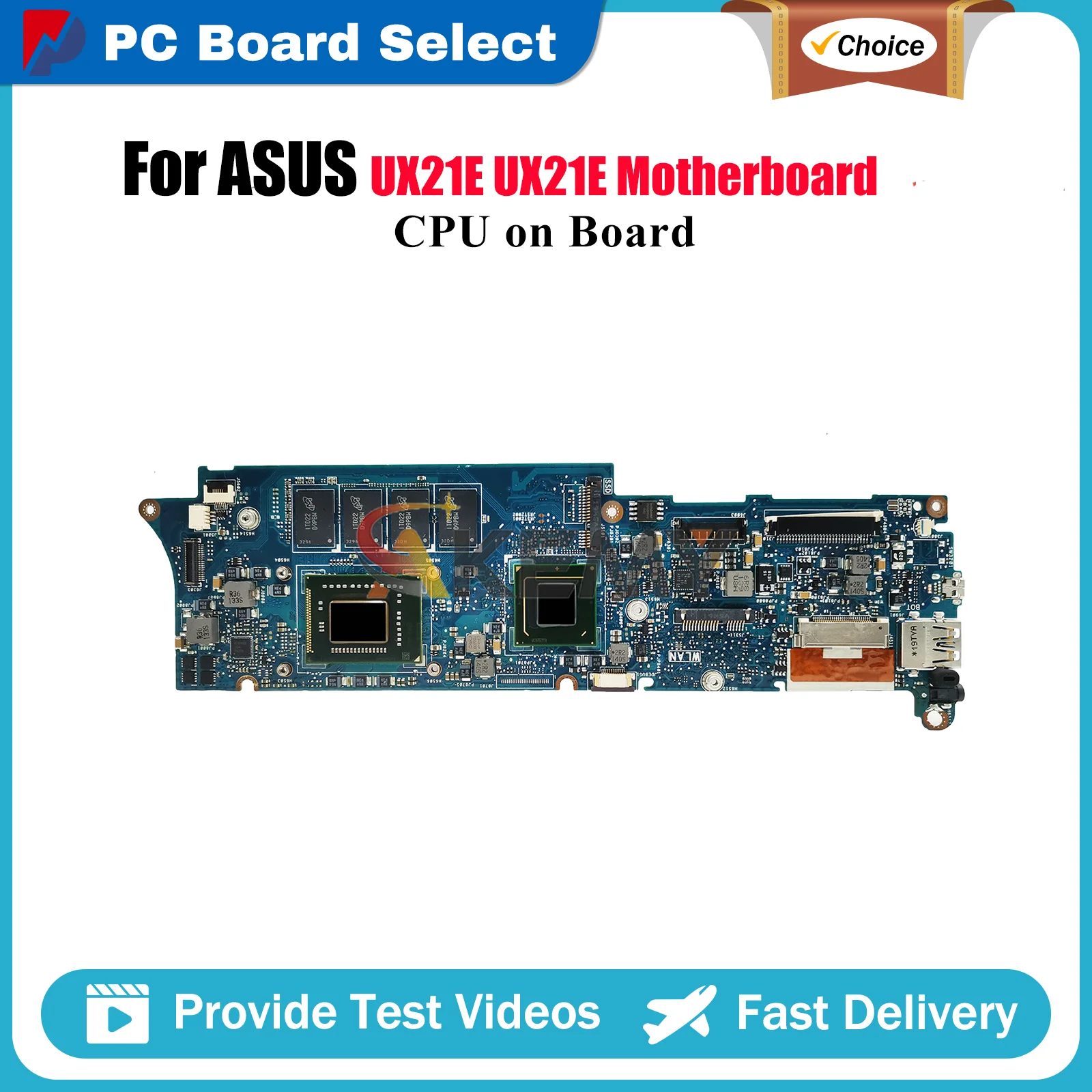 

UX21E Laptop Motherboard For ASUS ZenBook UX21E UX21E Notebook Mainboard With CPU 100% tests OK fast shipping High quality