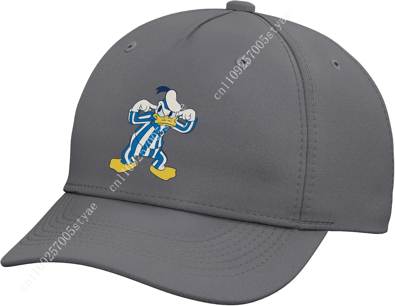 

Disney Donald Duck Striped Pajamas Slumber Party PJs Pose Adjustable Baseball Printed Hat