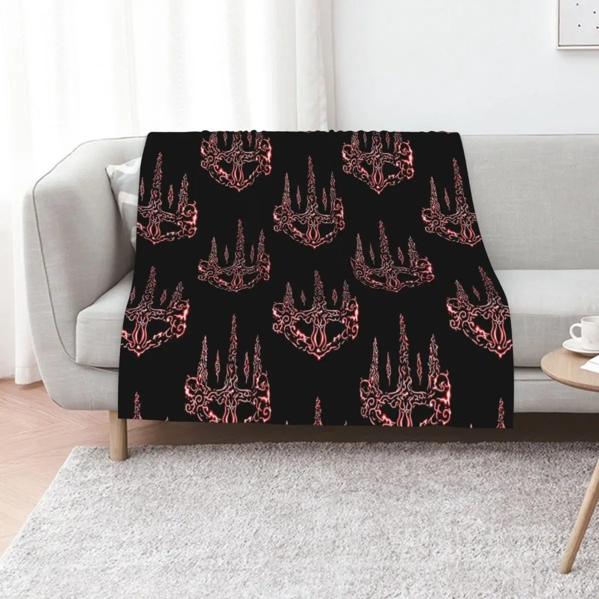 

Mohgwyn Symbol Throw Blanket Quilt Soft Plush Plaid Blankets For Sofas Retros Blankets