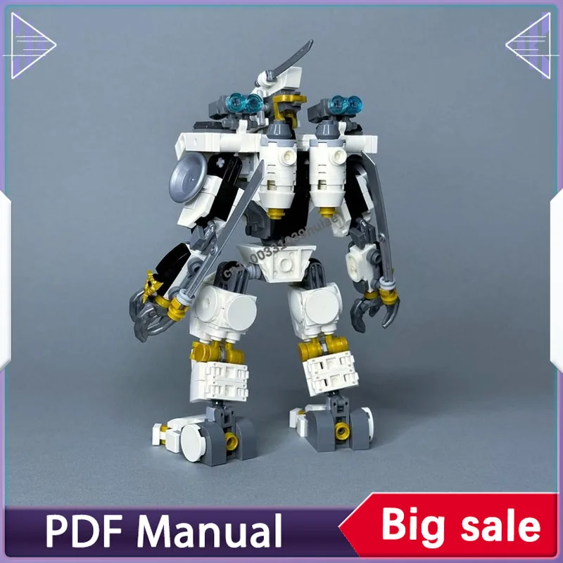 Zestaw klocków Ice Mech figurki akcesoria dekoracja dla dorosłych cegły dekoracja prezent na Boże Narodzenie