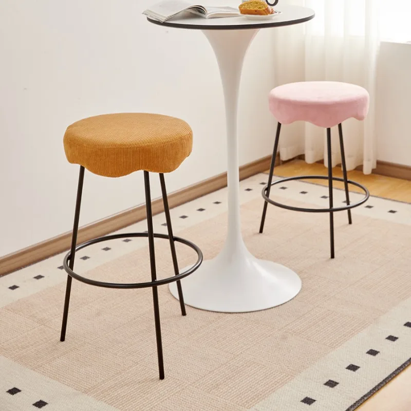

Креативные уникальные барные стулья, круглые, милые, для гостиной, современные, современные барные стулья, персонализированные модные табуреты для бара, мебель для дома