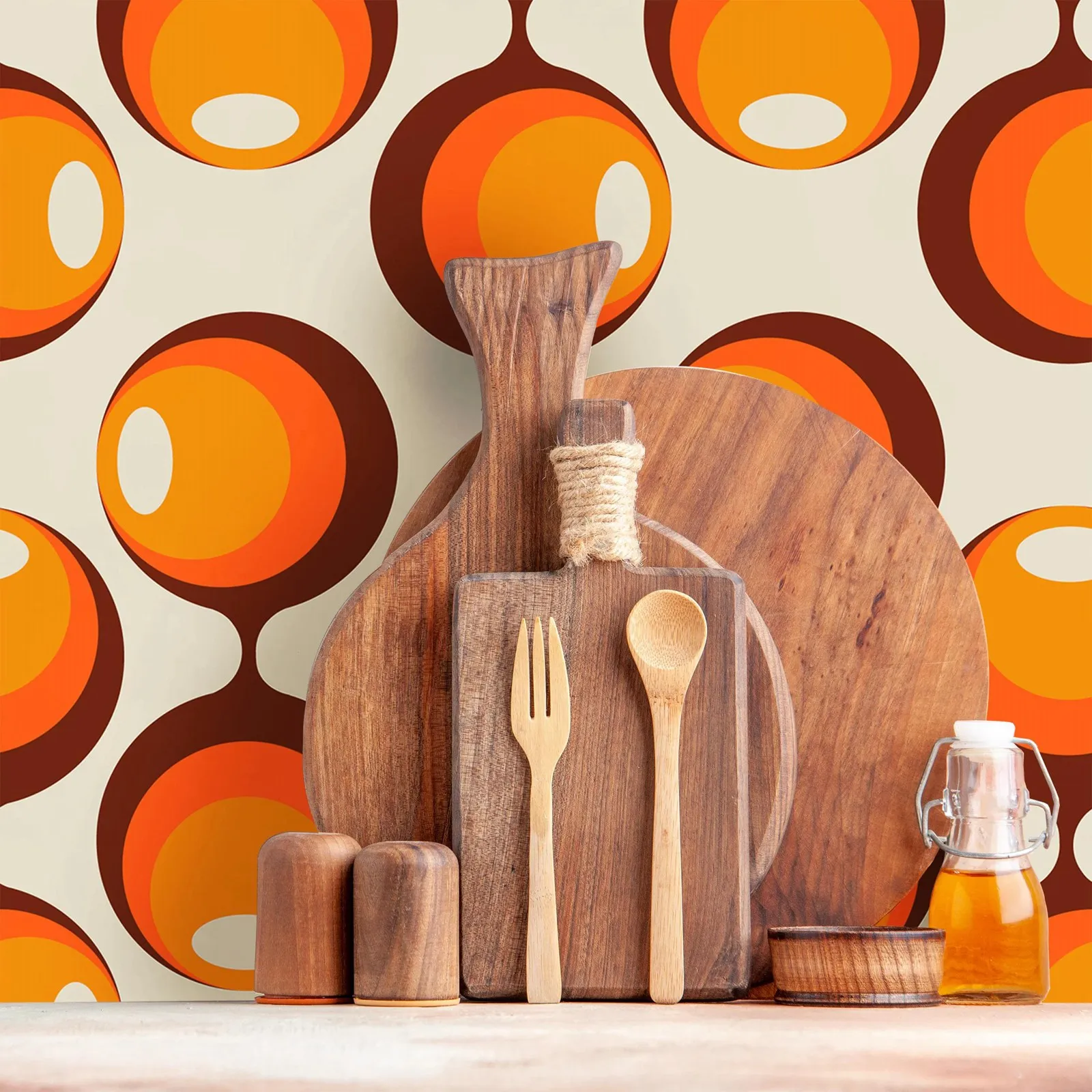 

Ретро-обои в стиле 60-х и 70-х годов, самоклеящиеся или традиционные обои для декора дома