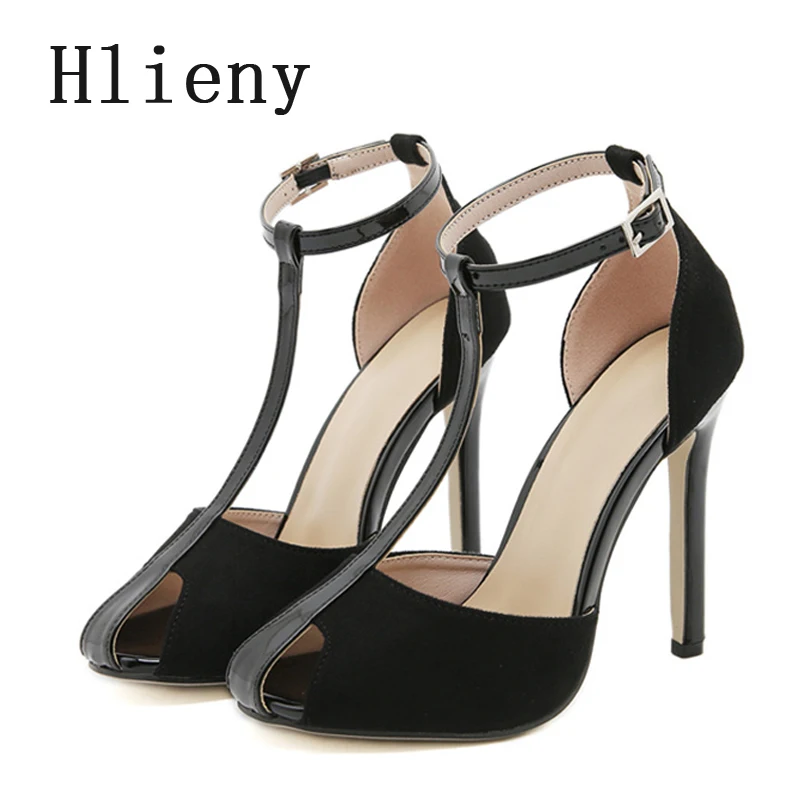 

Элегантные ретро-сандалии Hlieny с открытым носком, на тонком высоком каблуке, в стиле гладиатор, с модными пряжками, женские туфли для вечеринок, Zapatos Mujer