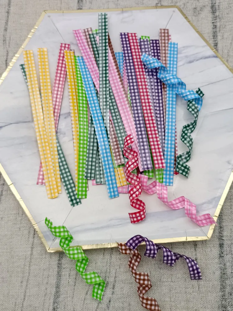 Farb gitter Metallic Twist Tie Draht für Cello tasche Kuchen Lutscher Geschenke Packgae Hochzeits feier DIY Verpackungs werkzeug liefert 12cm – Detail 8