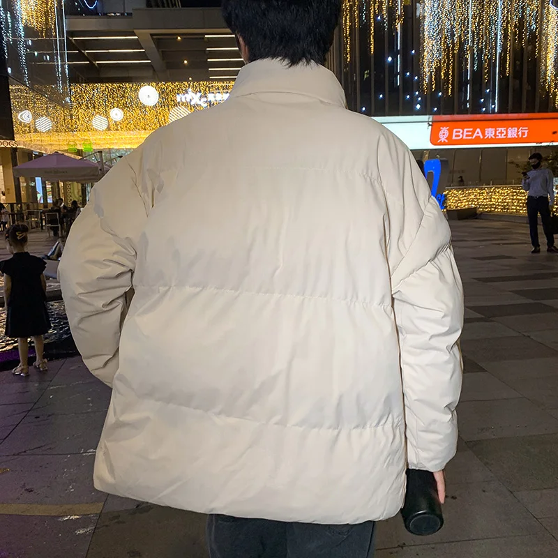 แจ็คเก็ตฤดูหนาวผู้ชาย Parkas Thicken เสื้อโค้ทเด็กผู้หญิง Mens คอตั้งแจ็คเก็ตสี Parka Coat แฟชั่นสำหรับผู้หญิงใหม่ Streetwear