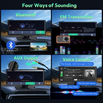 10 best sales Màn hình ô tô Apple CarPlay - №5