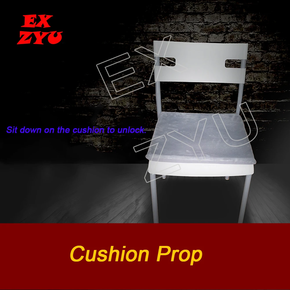 escape room Cushion Prop sit on a chair with cushion to unlock pressure prop escape game chamber room EX ZYU