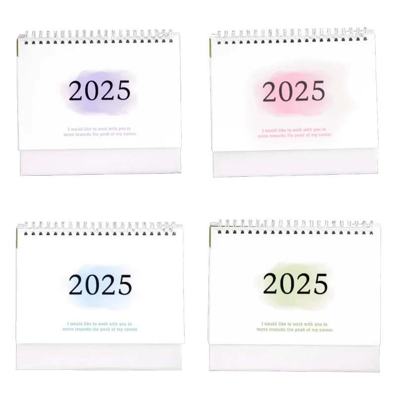 2024-2025 Desk Calendar Runs from September 2024 to December 2025 for Office