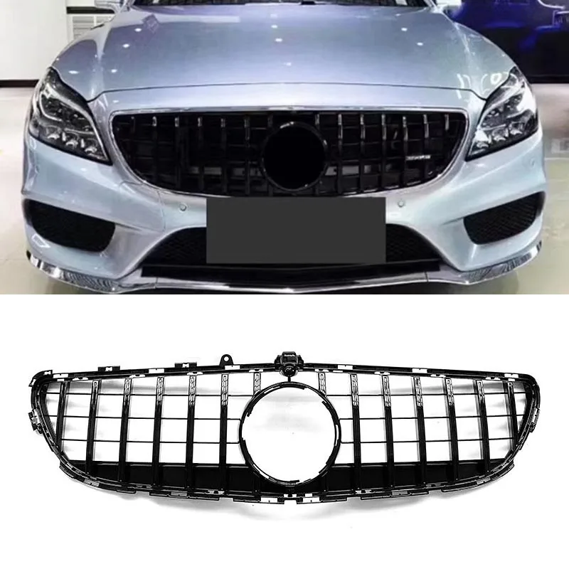 Car Front Grille Grill For Mercedes Benz Cls Class W218 CLS260 CLS300 CLS320 CLS350 CLS400 2015 2016 2017 2018 ABS Grills