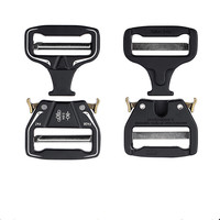 39mmQuick Release Tactical Buckle Set Automatic Metal Male Belt Buckle Zinc Clip Adjustable Men Buckl For Belt DIY  Accessories