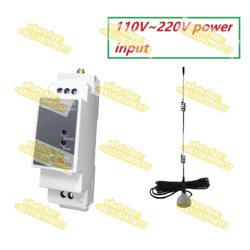 PLC DIN-Rail Serial Port RS485 To 2.4G or 5G wi-fi WiFi Converter IOT Device Support Modbus TCP to RTU MQTT