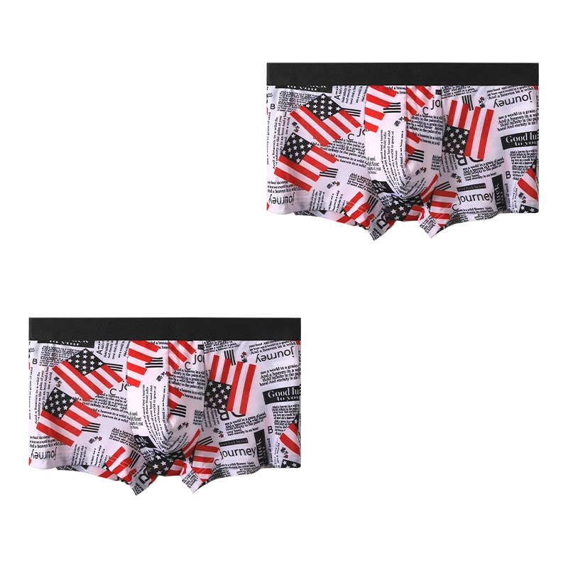 

5 шт. Мужское нижнее белье, мужские трусы, подошвы из ледяного шелка, четырехугольные манжеты, мужские модальные летние тонкие модели, дышащие