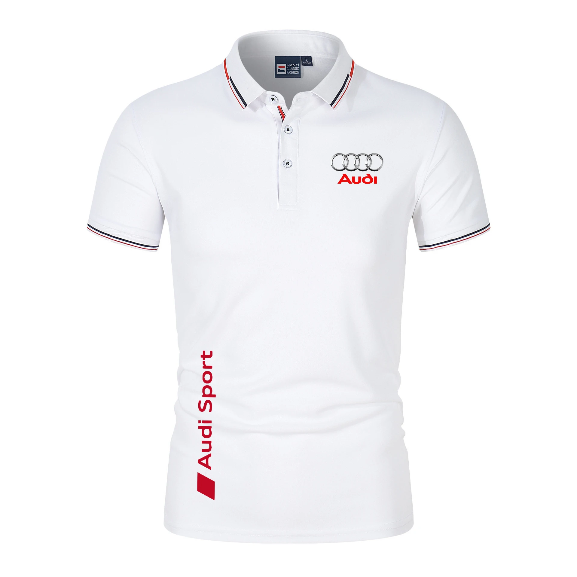 High-Quality 2026 Polo Shirt with Cuff Short Sleeve Assistant Store Automobile Audi 4S Camiseta Camisa De Alta Qualidade 2026