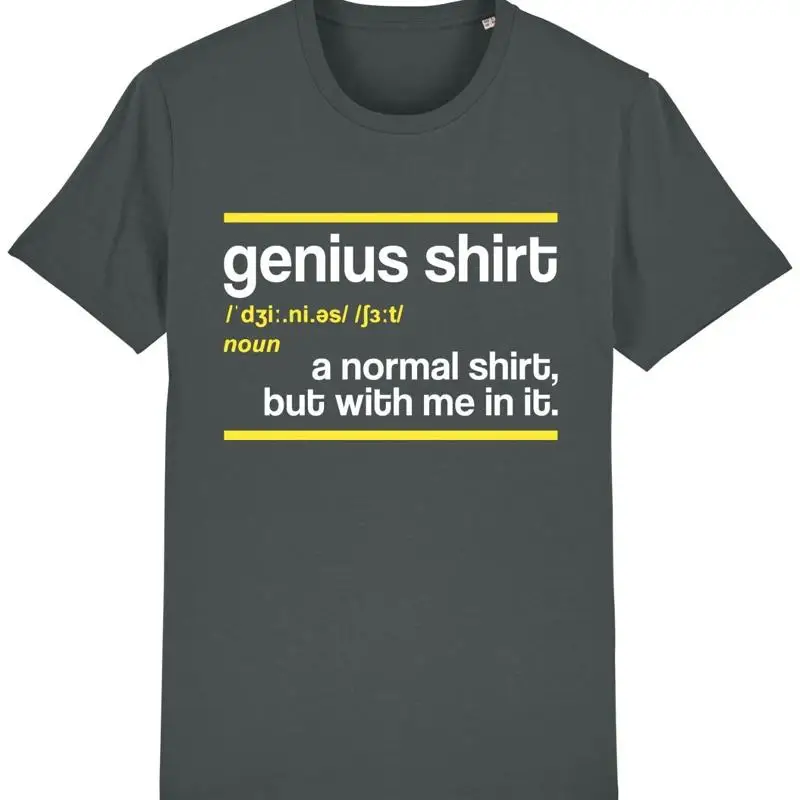 Genius Definition Joke Funny Smart Clever T-Shirt