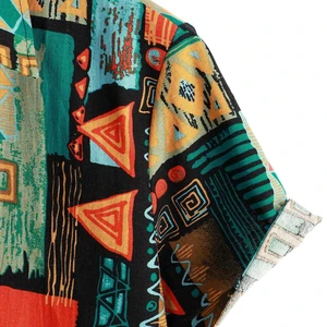 Hawaiianer gedrucktes Kurzhemd für Männer, Retro Mode, 2024 11 Hauptverkaufshirt X1 - №1