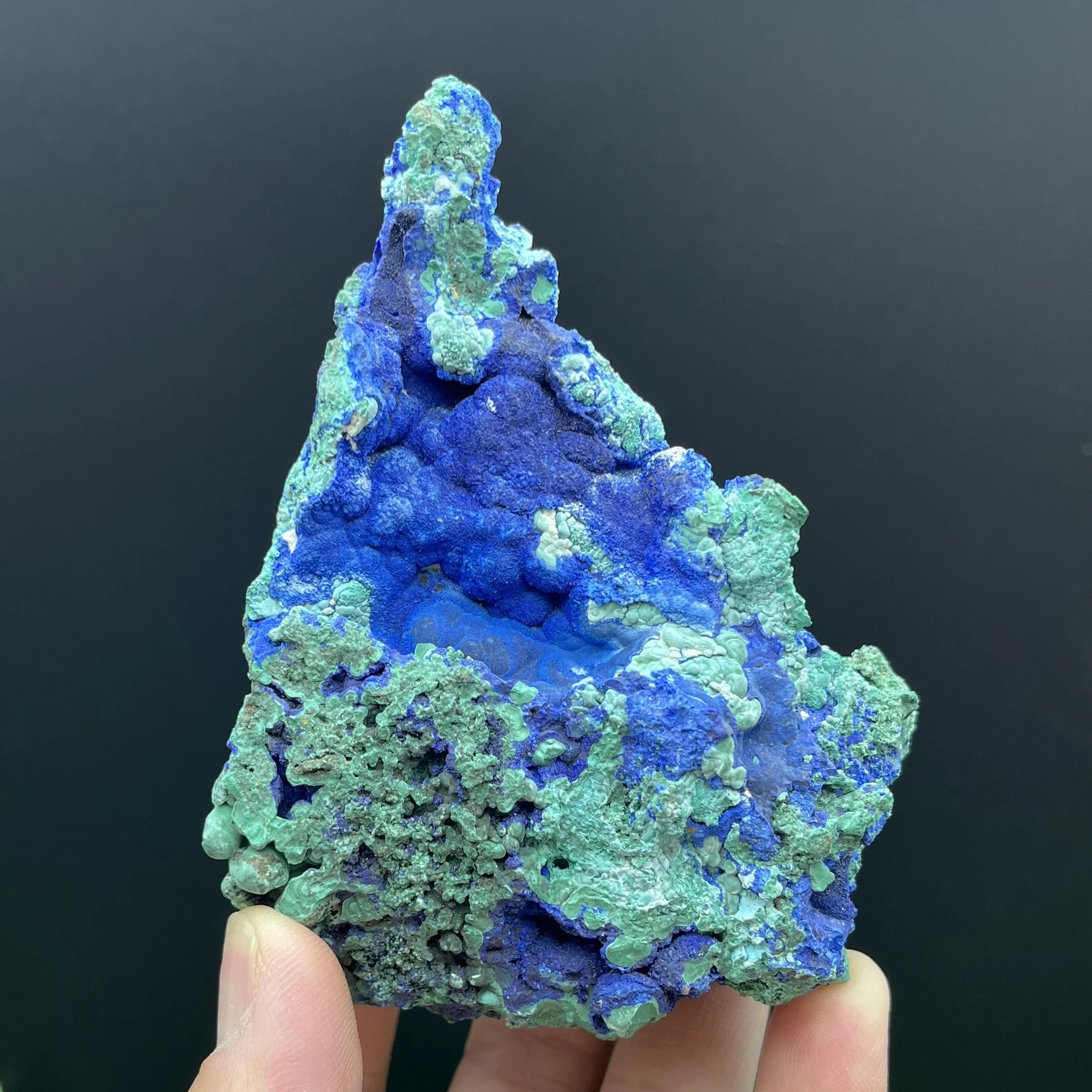 100% Natural Beautiful Azurite and Malachite Symbiotic Mineral Specimen Crystal Stone Feng Shui Crystal Healing Crystal