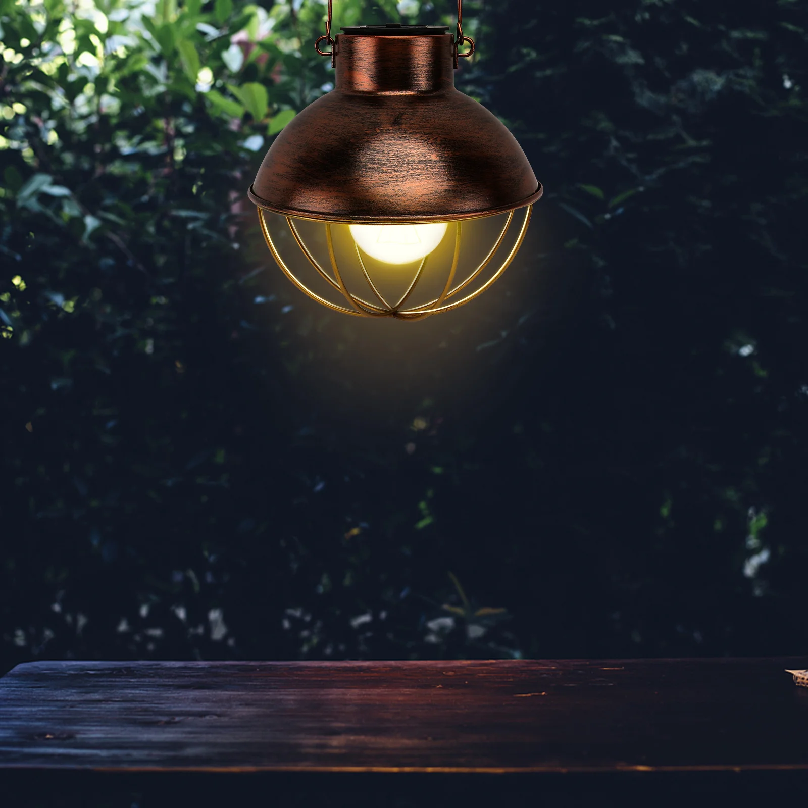 

1Pcs Solar Lantern Vintage Iron Outdoor Light Garden Balcony Yard Pathway Decor Solar Light Vintage Lantern Garden Lamp