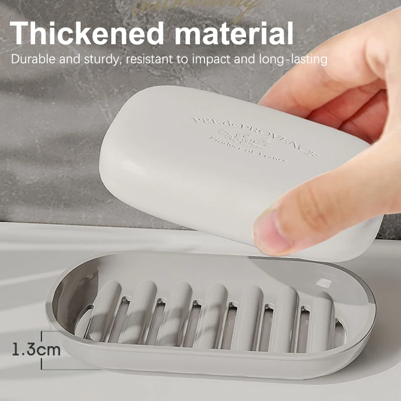 Пластиковая дорожная Коробка для мыла и мыла, контейнер с крышкой, прочный держатель для мыла, прочный герметичный органайзер для ванной, дома, улицы, походов