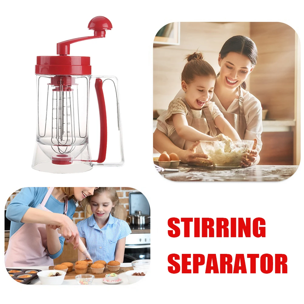 Measuring Cup Dispenser Pastry Utensil Hand Mixing Dispenser Pancake Cookie Cooking Gadgets for Home Kitchen Baking Accessories