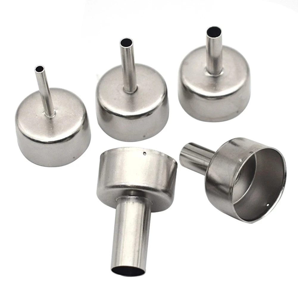 Hot Air Station Nozzle Fittings Replacement Spare Parts 22mm 3mm/4mm/5mm/8mm/10mm 5pcs For 858D 8586 For 878 878D Set Welding