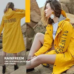 Fashionable long raincoat coat Full body rain-proof outdoor travel Adult lovers raincoat Men's women's same poncho rain jacket