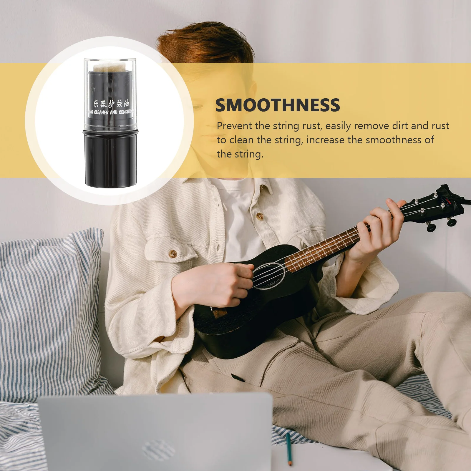 

1pc String Oil Protection Oil Pen Black Rust Removal Tool For String Instruments Instrument Care Product Maintenance Supply