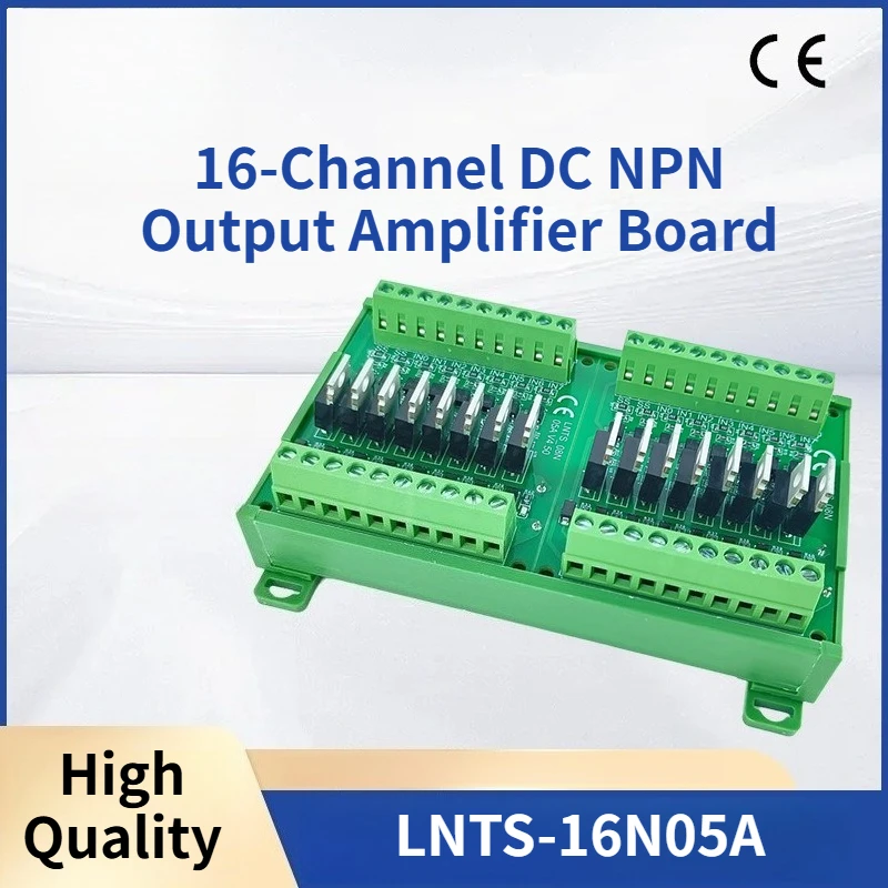 16-Channel PLC DC Amplifier Board 5A 3-5V 12-24V Transistor Output Module Universal PLC Controller