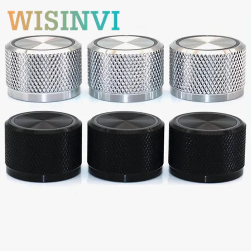 1PCS 22*15mm Aluminum Alloy Translucent Potentiometer Knob Cap Car DVD/CD/ Navigation Adjustment Knob for Excelle/Infiniti/ix35