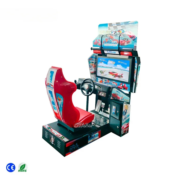 Simulador de carreras de coches, máquina de juego arcade, simulador de conducción, precio de fábrica, venta al por mayor