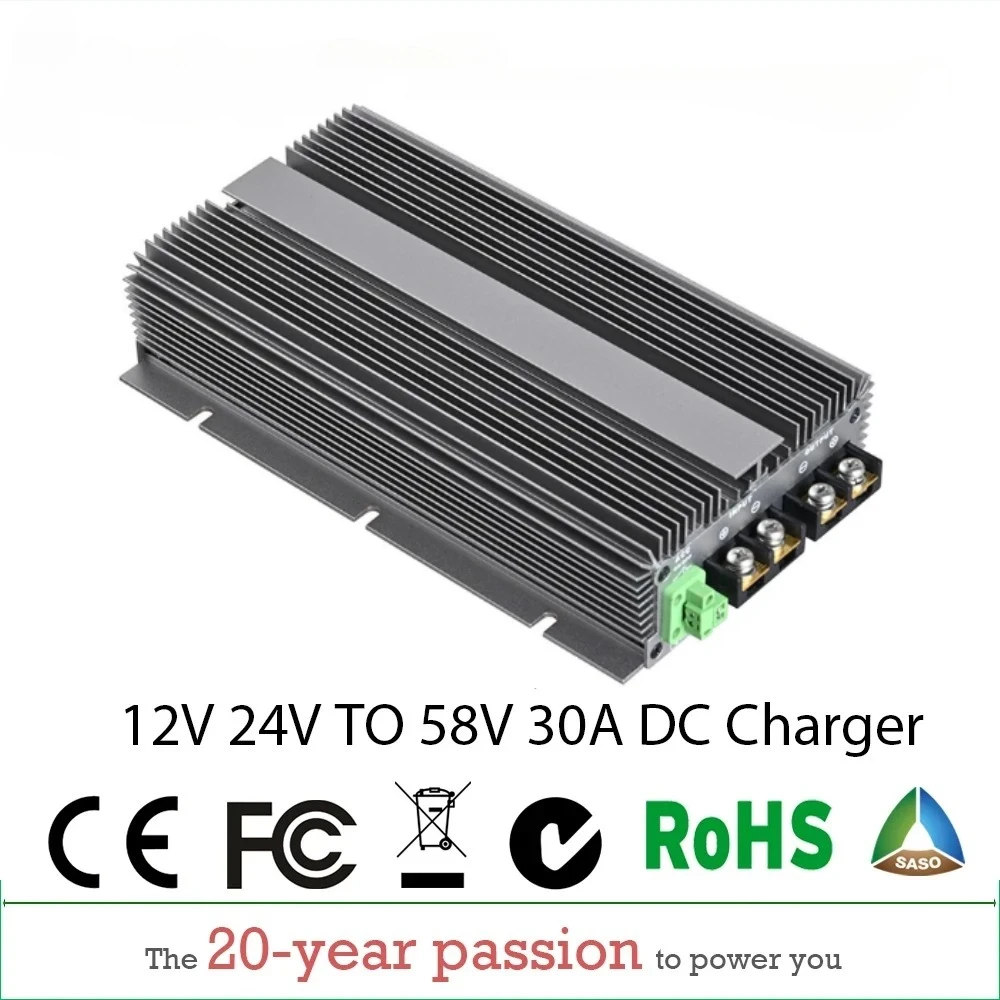 12 فولت إلى 48 فولت 56 فولت 58 فولت 10A 20A 30A تيار مستمر تصعيد دفعة محول استقرار الجهد منظم السيارات دفعة وحدة سعر المصنع CE #4