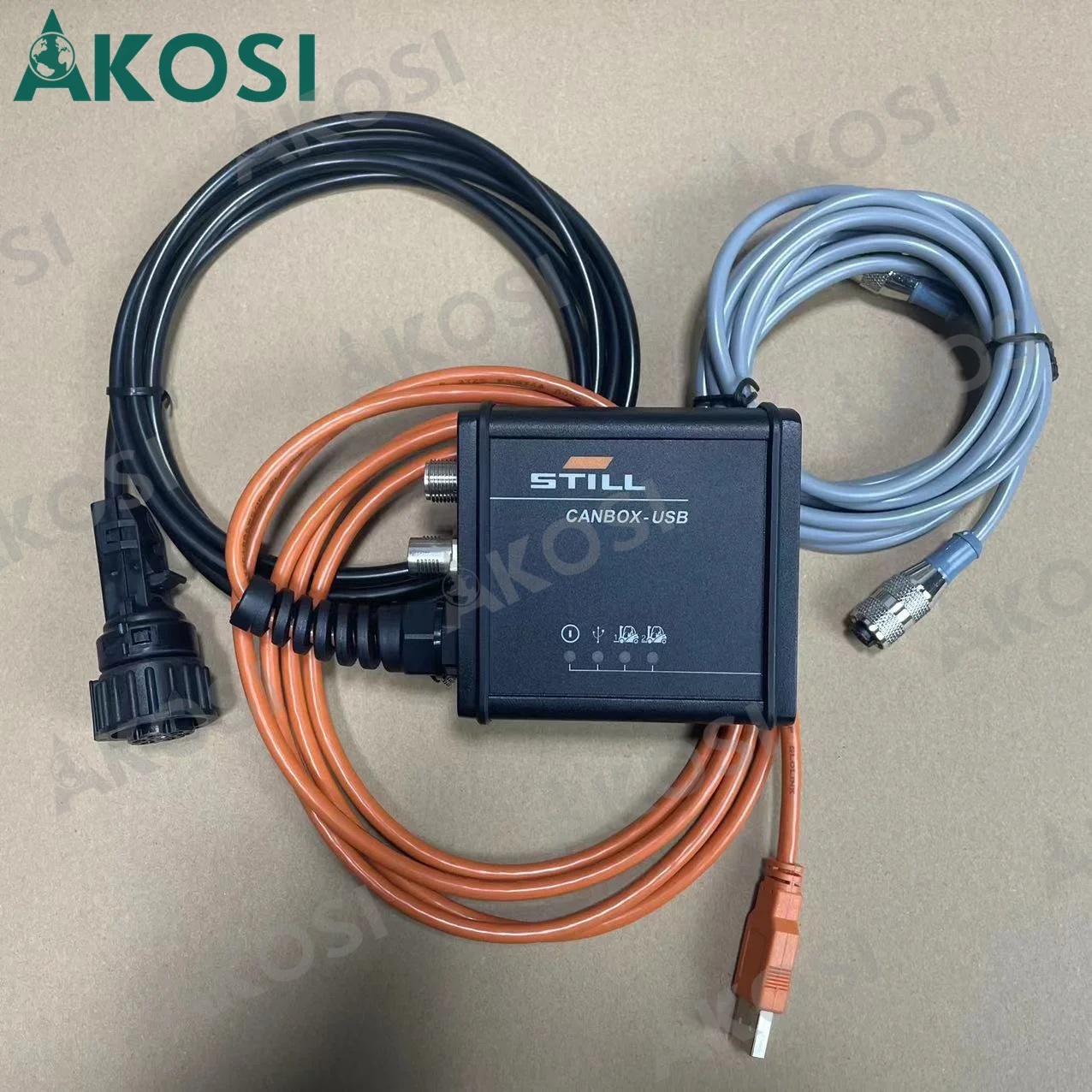 

Оригинал для вилочного погрузчика Still Canbox 50983605400 Диагностический кабель Still Интерфейсная коробка Can Bus Line Still CANBOX 2, диагностический инструмент