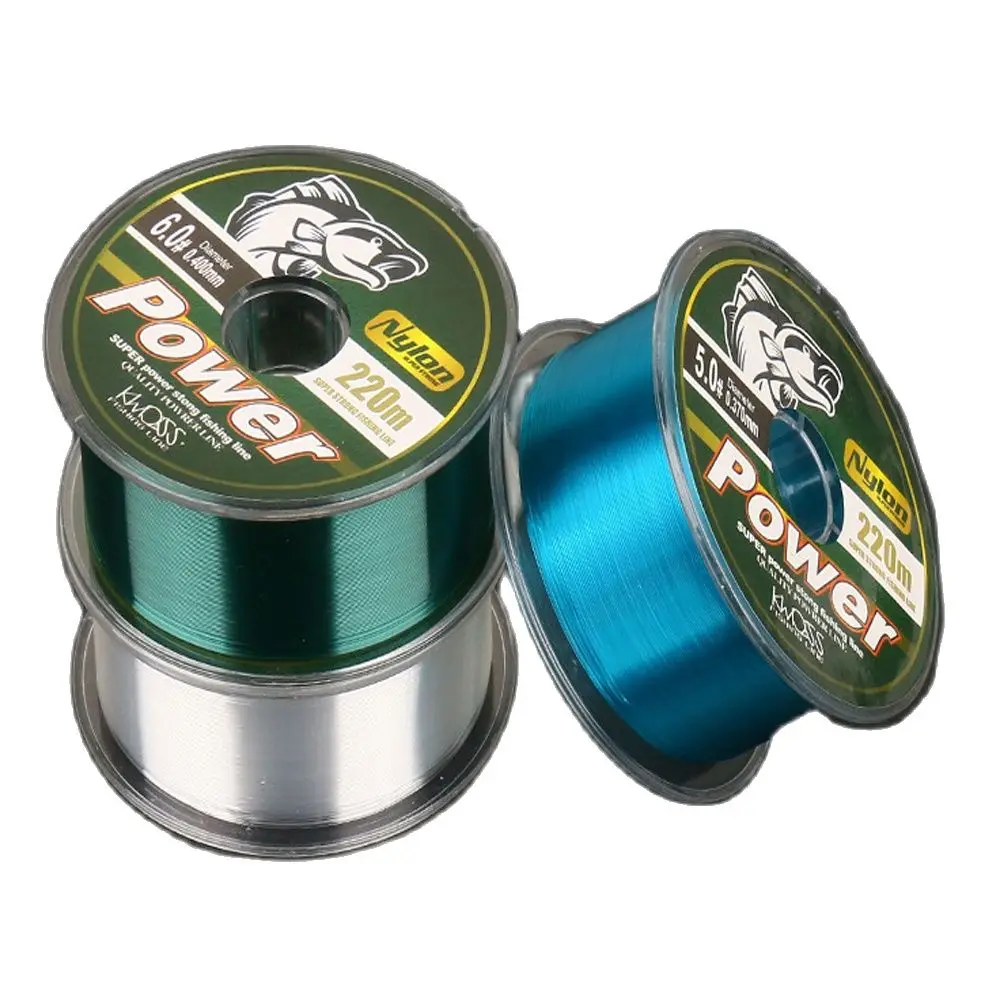 

220m Japanese fluorocarbon coated sea fishing boat fishing tackle saltwater line fishing gear