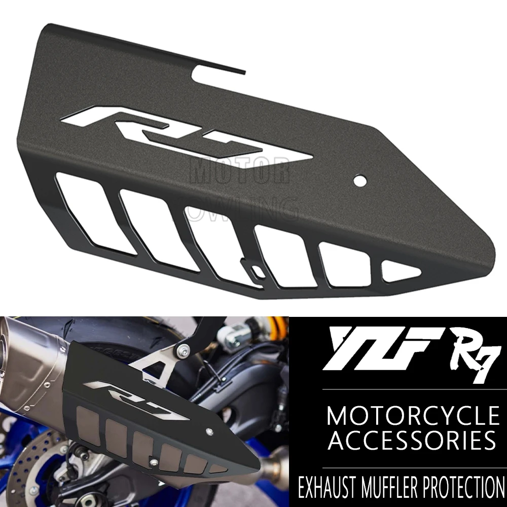 FOR YAMAHA YZF R7 YZFR7 YZF-R7 2022-2026 MT-07 MT07 2014 ~ 2026 Motocycle Accessories Exhaust Muffler Protection Exhaust Guard
