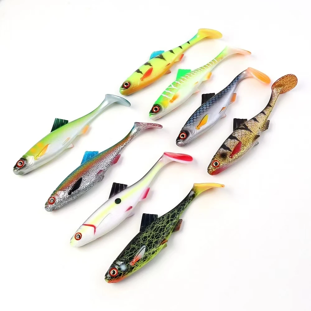 1Pc Fishing Lure Big Size Soft Bait Lures 20cm/7.87in/59.5g Swimbait Artificial Fishing Gear image 5