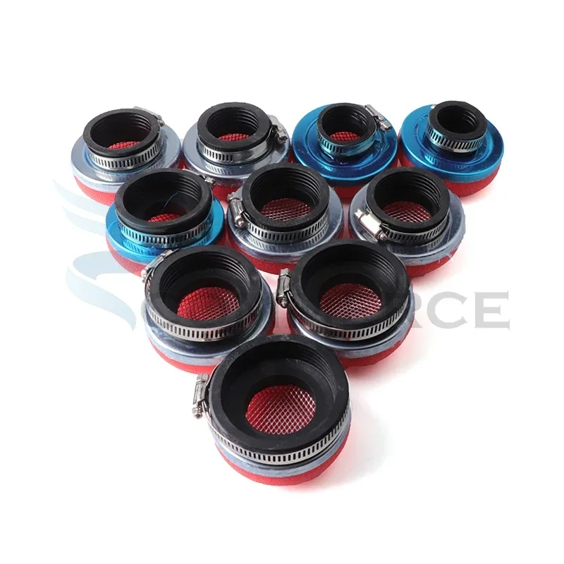 Motorcycle 28/32/35/38/42/45/50/54/58MM Stright Foam Air Filter Sponge Cleaner For 2 Stroke Engine Pocket Bike Mini Moto Scooter