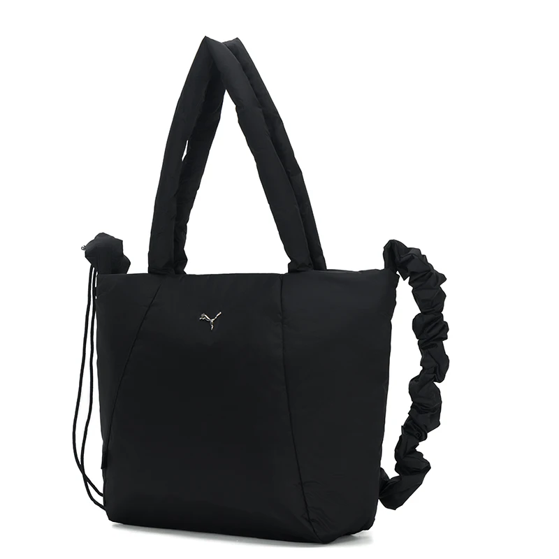 

Puma Women's Bag New Model Slouchy Small Shopper Sports Casual Shoulder Bag Handbag Black Tote Bag 091444-04
