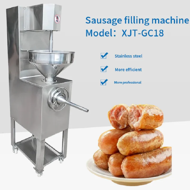 

Пневматическая машина для наполнения мяса, электрическая промышленная полностью автоматическая машина для наполнения колбас