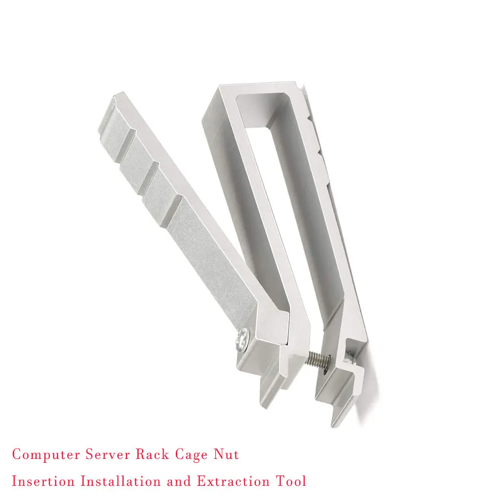 Imagem -06 - Ferramenta Multifuncional de Remoção de Instalação de Inserção de Porca Economizador de Tempo Luminárias de Rack de Servidor Recursos Duráveis Rack de Armário de Rede