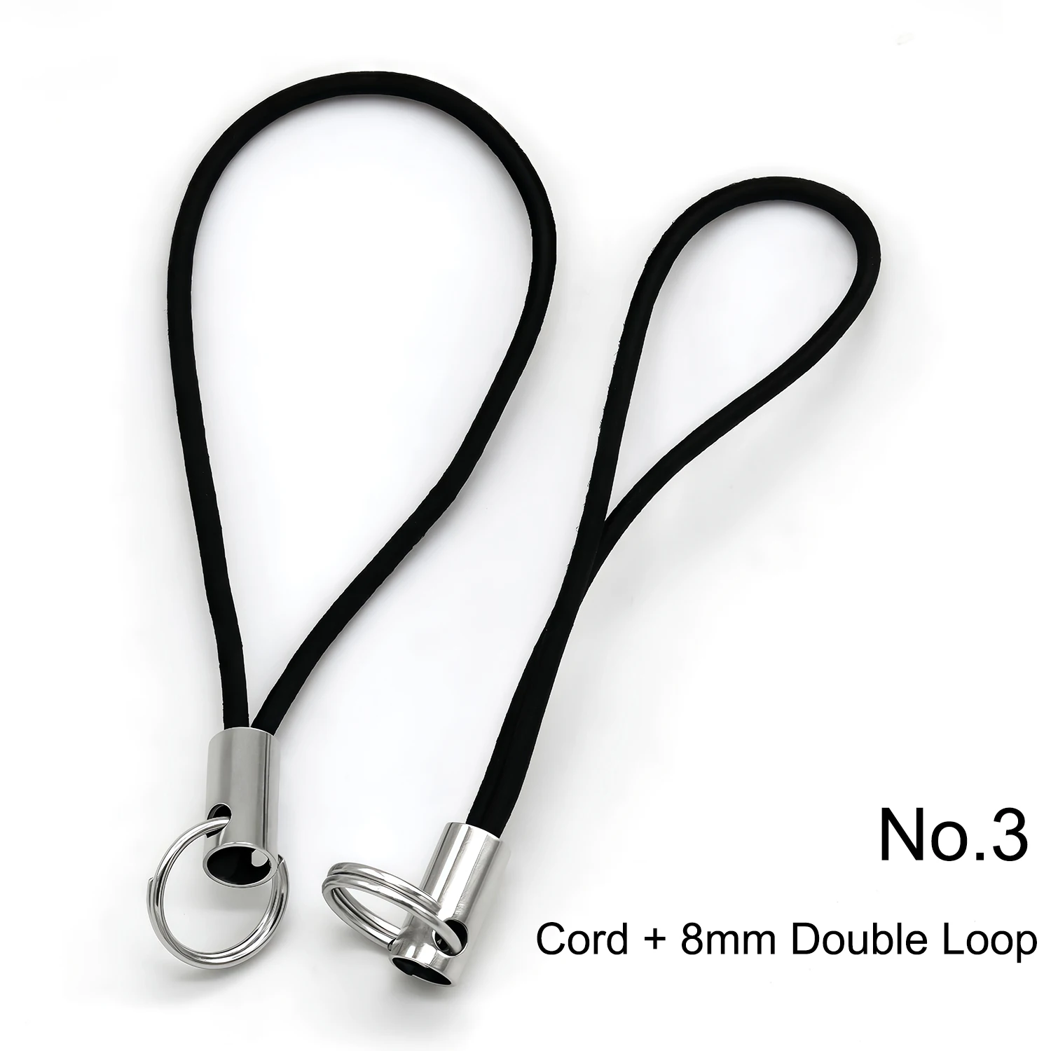 20/50 Stück Elastische Lanyard-Schnüre mit Karabinerhaken, Schlüsselanhänger-Haken, Mobiltelefon-Zubehör, Anhänger, Schlüsselring-Zubehör – Detail 8