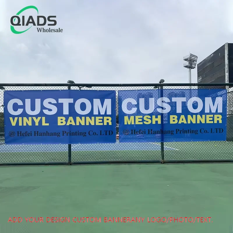 Custom Banner Printing Advertising Promotional mesh banner Pvc Canvas Vinyl Waterproof outdoor advertising pvc vinyl banner