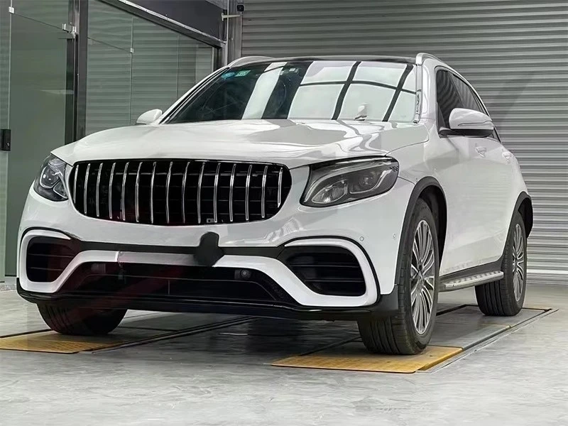 CLY X253 Car Bumper for GLC Class X253 SUV Upgrade GLC63 AMG Body Kit with Diffuser with Exhaust Tipes 2015-2019 Glc260 300 2