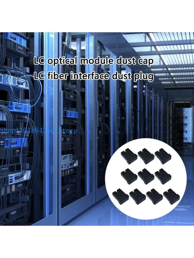 652F 10Pcs Fiber Opticals SFP Interfaces Dusts Protectors Dusts Caps Cage for Convenient Storage and Usage