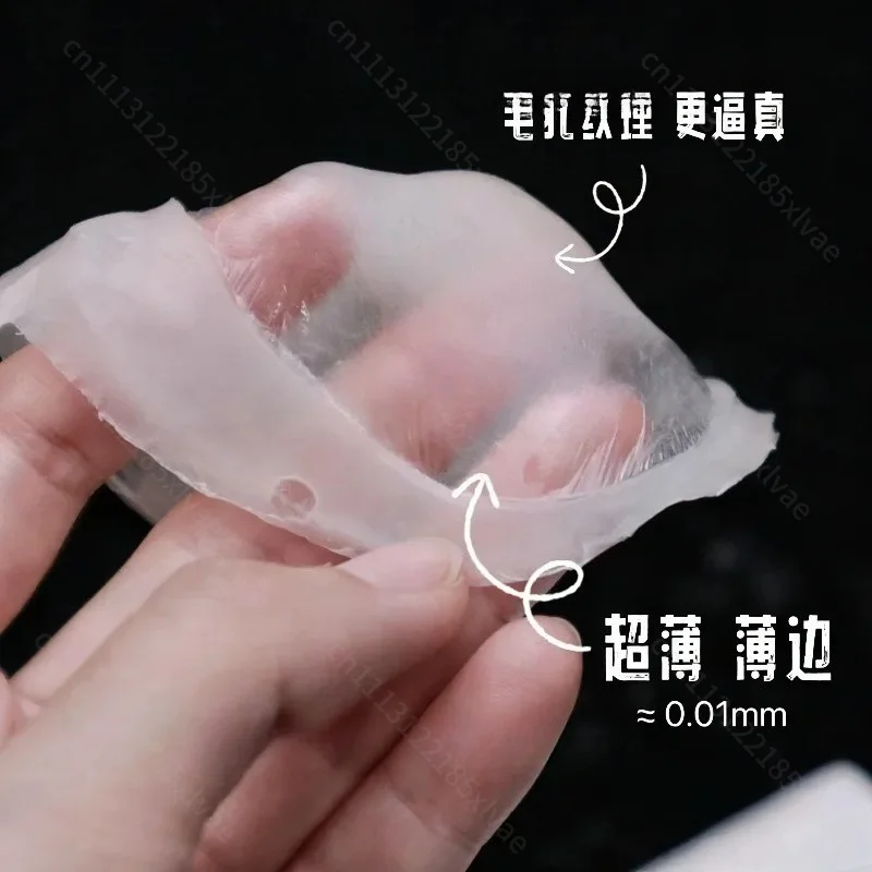 Platinum Silicone False Nose Soluble Edge Disposable Cosmetic Prosthetic Nose Prop For COS Cosplay Halloween Special Effects