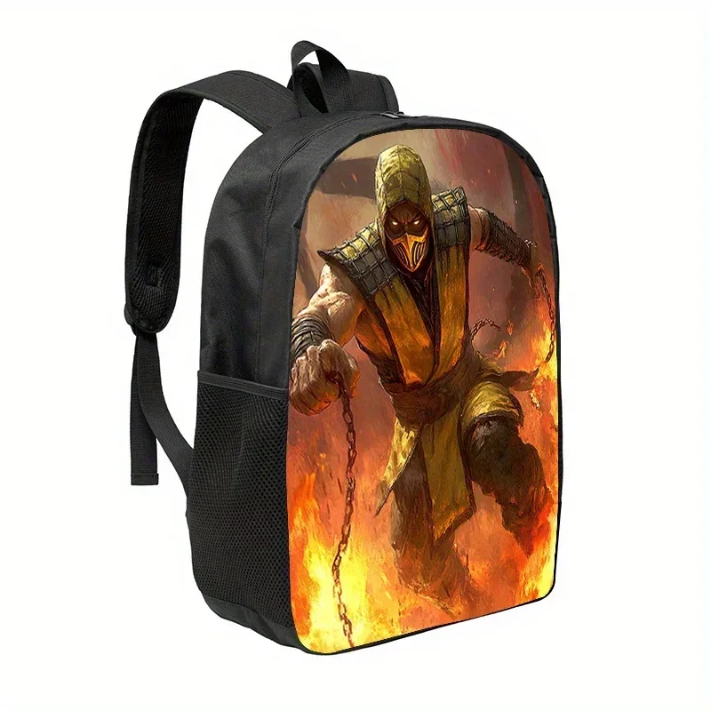 Custom Bag Creative Martial Artist Ninja (4) Laptop Bag Printed Backpack, Men'S Outdoor Sports Double Shoulder Bag For Hiking, C