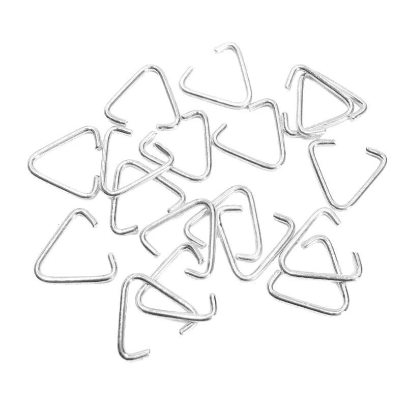 

E21F 100 Pieces Alloy for Triangle Open Jump Ring Split Ring For Jewelry Making Acces